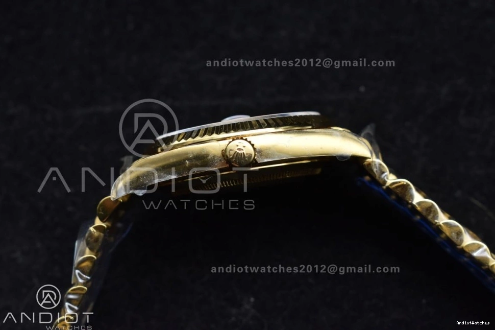 (Gain President Best Date Stretchable VR3255 ARF Roman 658 On Day Weight) 40 YG Bracelet 228238 1:1 Gold Edition Dial 0201